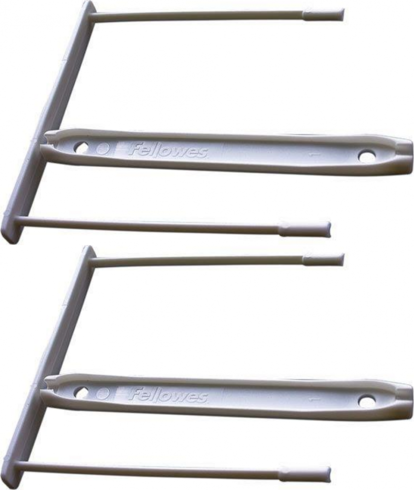 2x Klips archiwizacyjny Fellowes, 85mm, 50 sztuk, biały