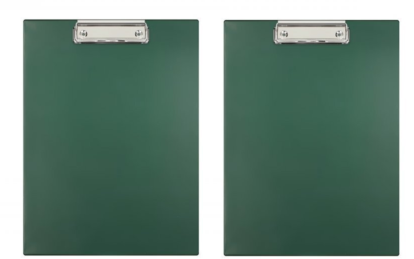 2x Clipboard Biurfol, A4, zielony ciemny