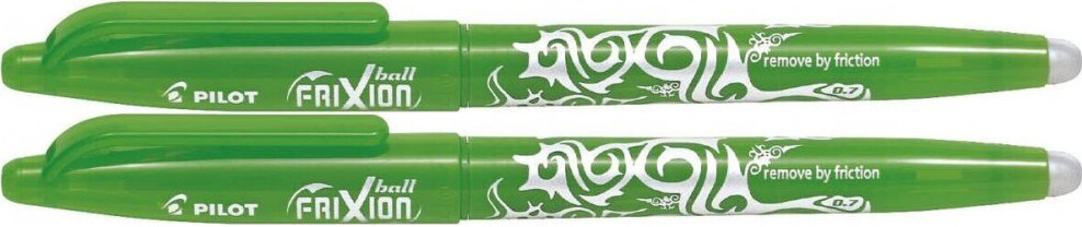 2x Pióro kulkowe wymazywalne Pilot Frixion Ball, 0.7mm, jasnozielony