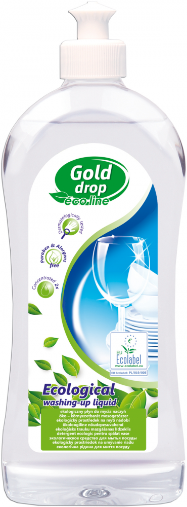 Płyn do naczyń Eco Line Gold Drop, 500ml