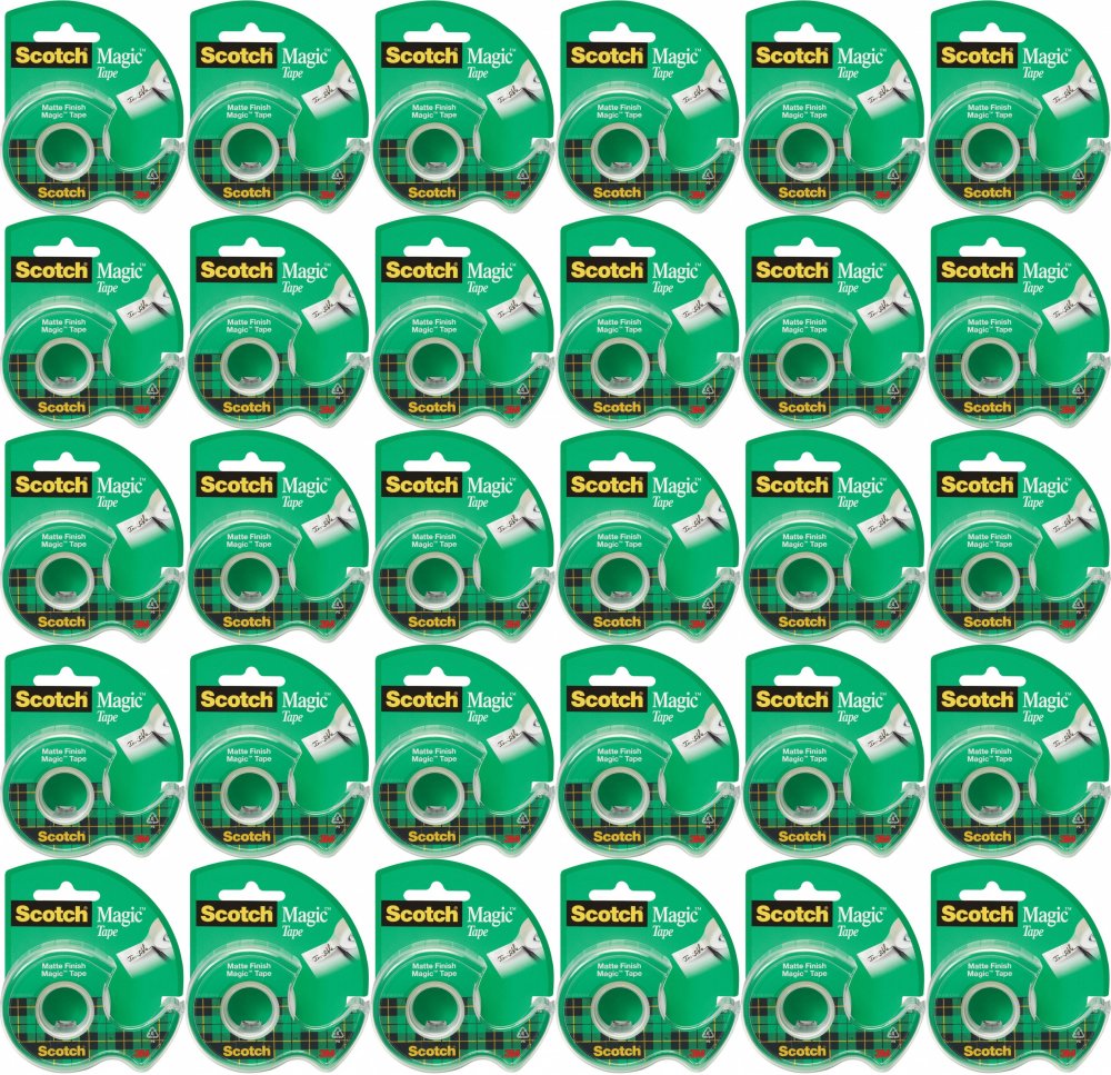 50x Taśma klejąca Scotch Magic 890, z podajnikiem, 19mm x 7.5m, przezroczysty