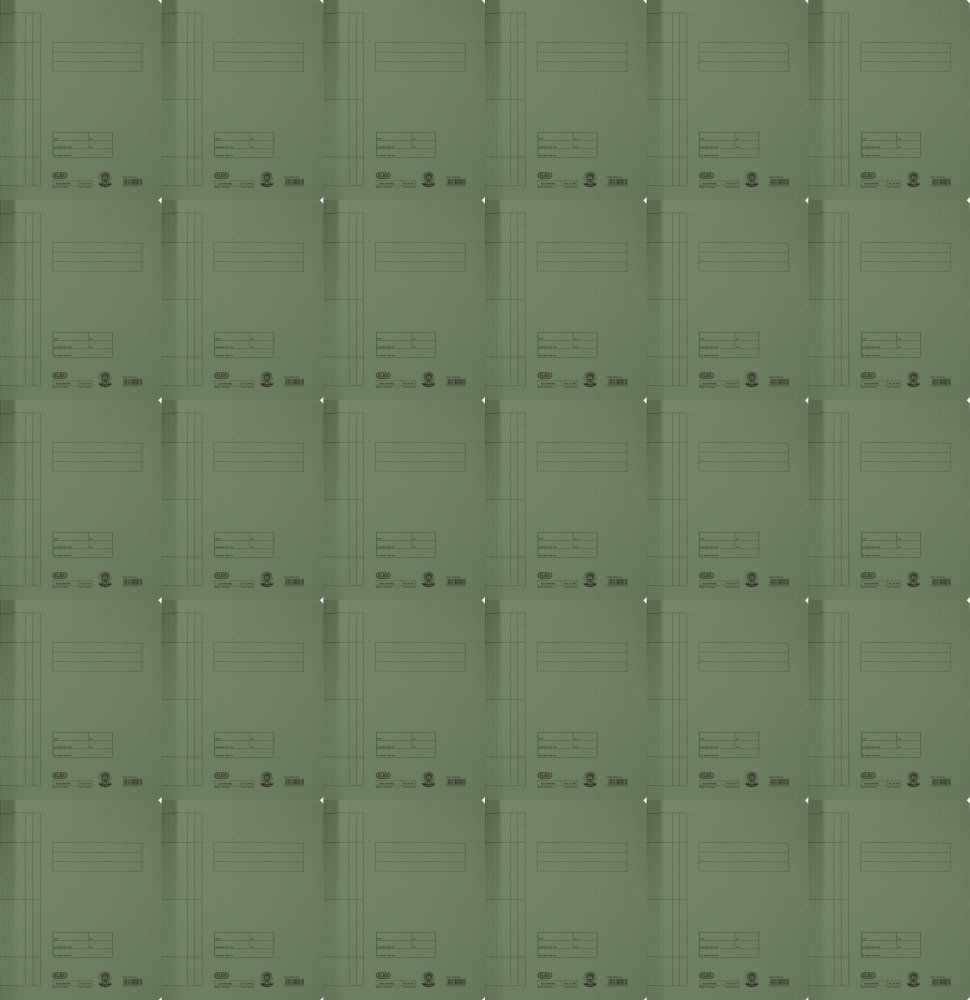 100x Skoroszyt kartonowy bez oczek Elba, A4, do 100 kartek, 250g/m2, zielony
