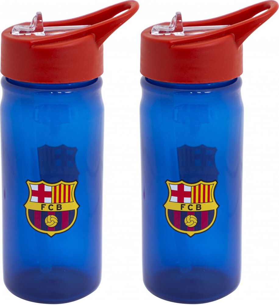 2x Bidon na wodę Astra FC Barcelona, z rurką, 450ml, bez BPA