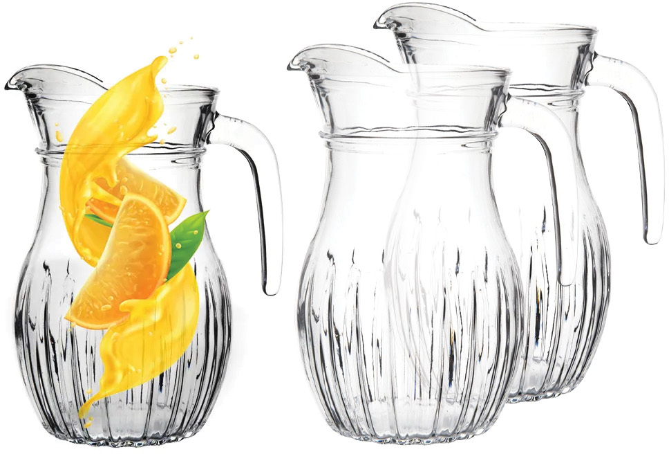 2x Dzbanek do wody Altom Design Venus, 1.2l, przezroczysty