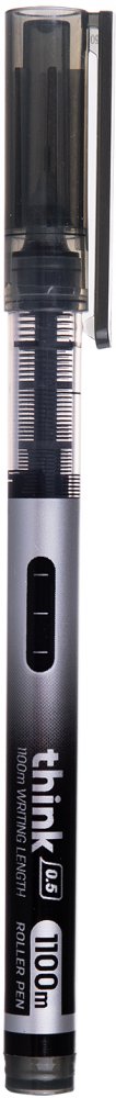 Pióro kulkowe Deli Think, 0.5mm, czarny