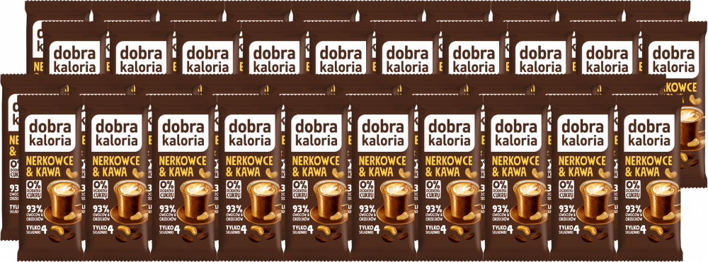 60x Baton Dobra Kaloria, nerkowce i kawa, 35g