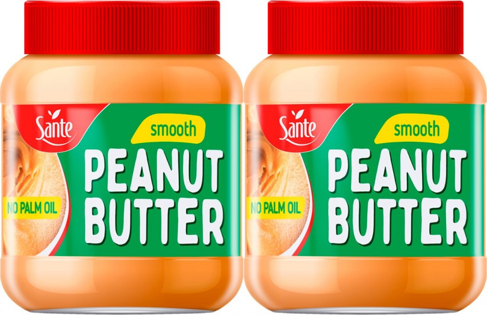 2x Masło orzechowe Sante Peanut Butter Smooth, 350g