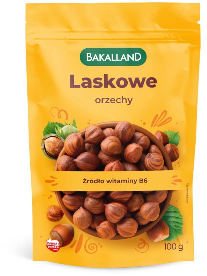 Orzechy laskowe Bakalland, 100g