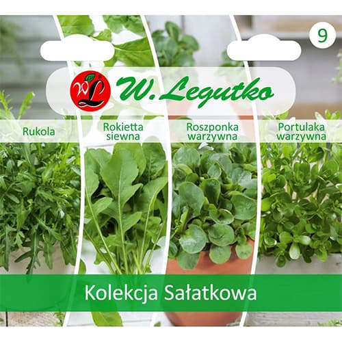 1 pac, Colecție pentru salate, pachet cu 4 soiuri - Semințe: Mod de ambalare: 1 pac