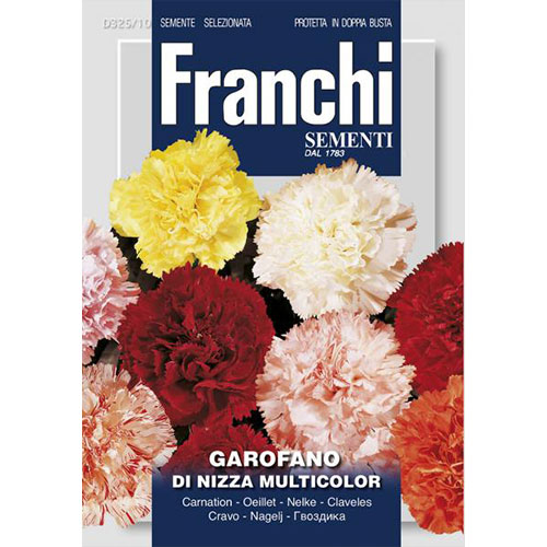 1 pac, Garoafă de Nisa, mix multicolor - Semințe: Mod de ambalare: 1 g