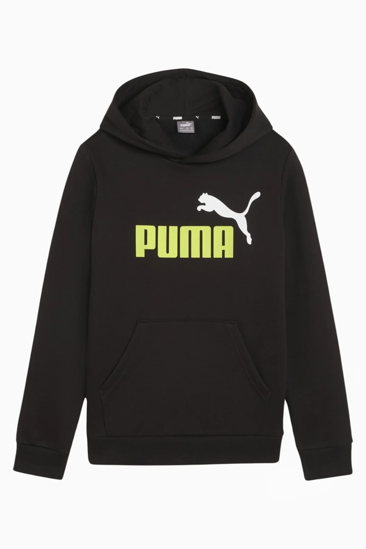 Bluza z kapturem Puma Essentials+ 2 Col Big Logo Junior - Czarny