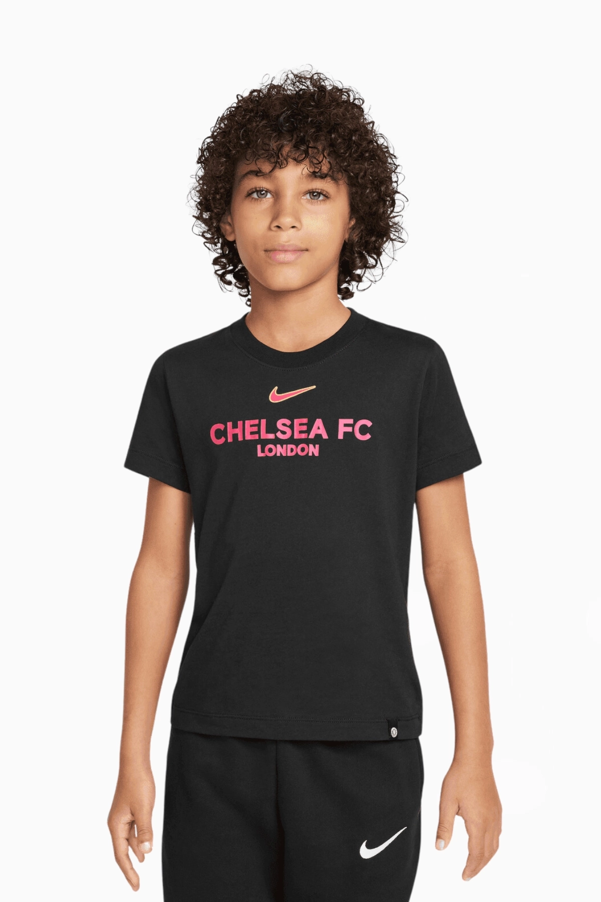 Koszulka Nike Chelsea FC 24/25 Wordmark Junior - Czarny