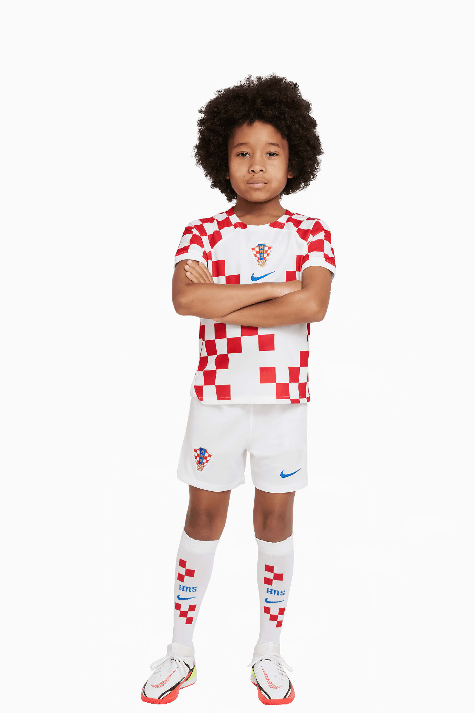 Komplet Nike Chorwacja 2022 Domowy Małe Dzieci - Biały