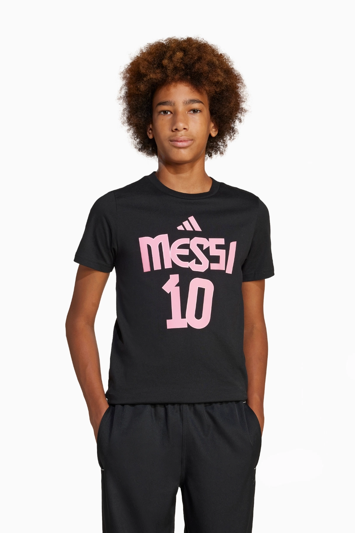 Koszulka adidas Messi Name and Number Graphic Junior - Czarny