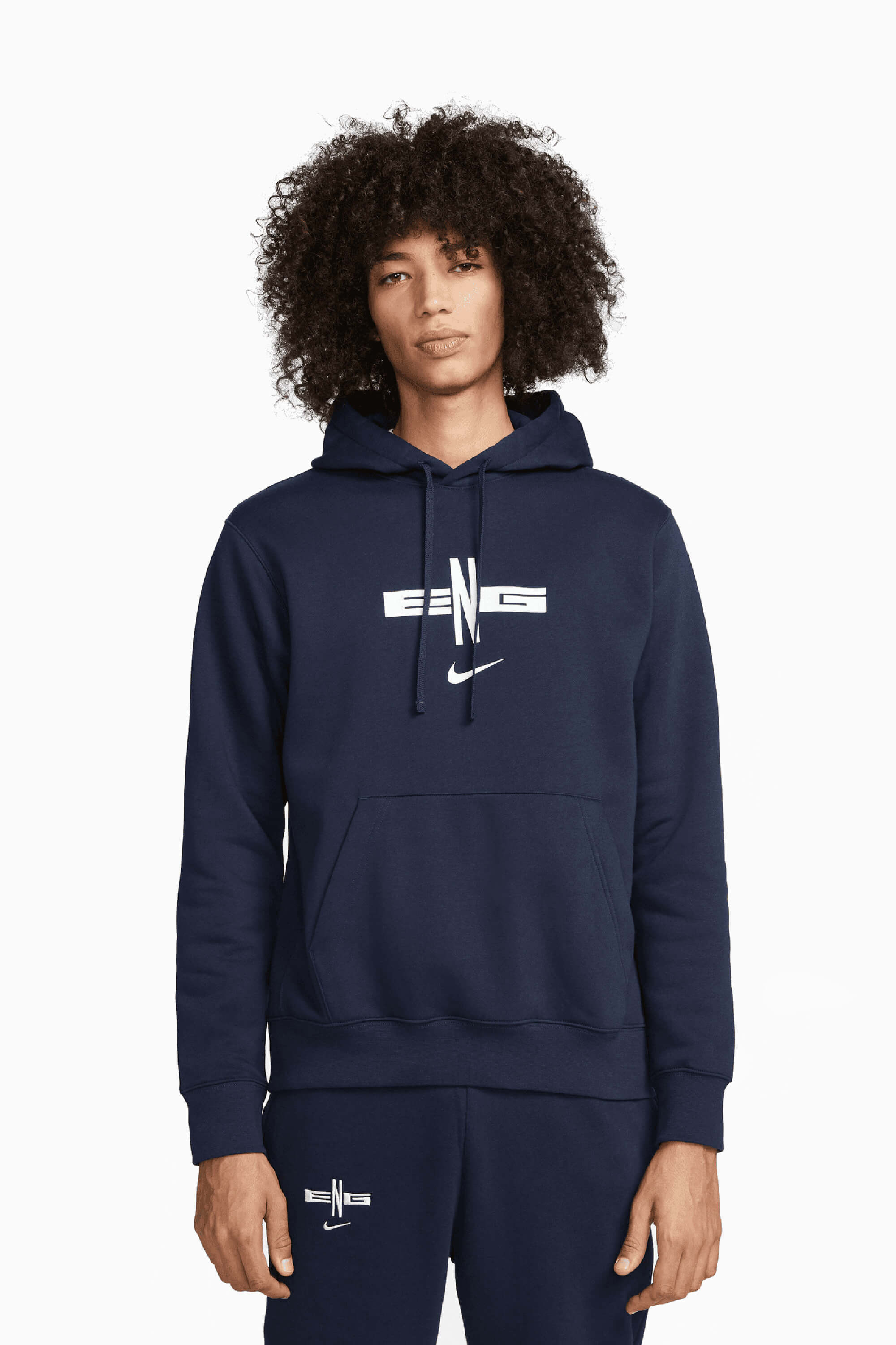 Bluza z kapturem Reprezentacji Anglii Nike 2023 - Granatowy