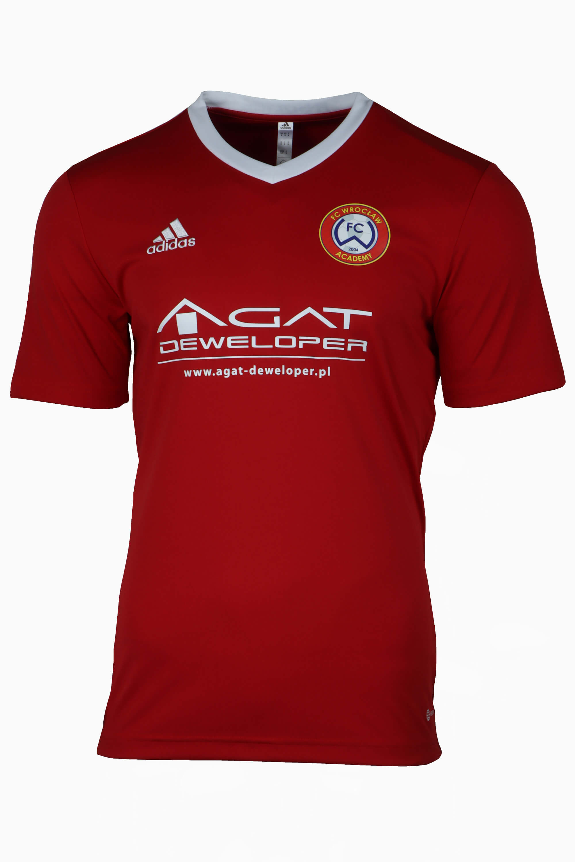 Koszulka adidas FC Wrocław Academy 23/24 - Czerwony