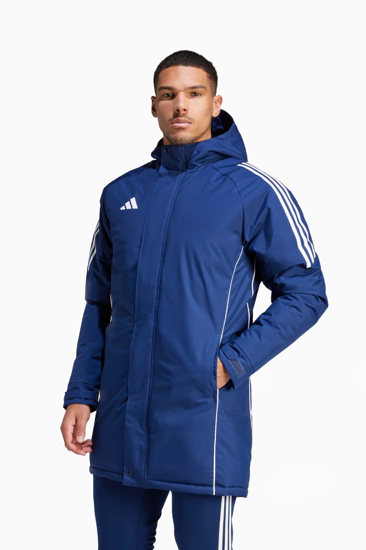 Kurtka adidas Tiro 24 Stadium - Granatowy