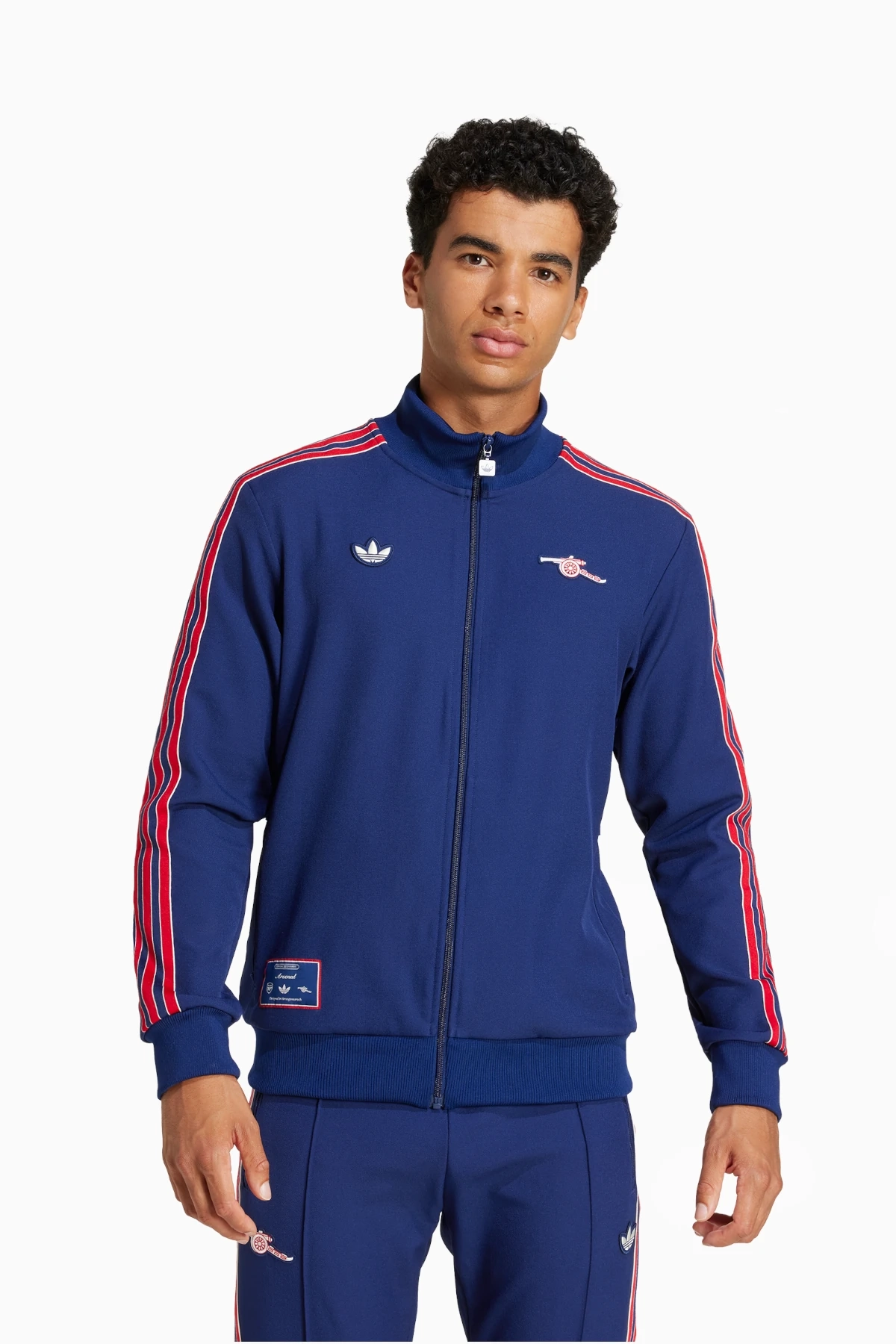 Bluza adidas Arsenal FC 24/25 Terrace Icons Full-Zip - Niebieski
