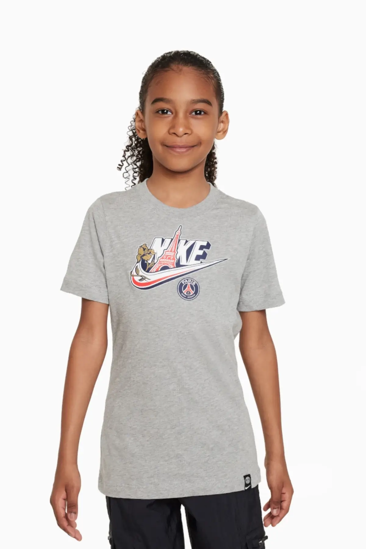 Koszulka Nike PSG 23/24 Tee Junior - Szary