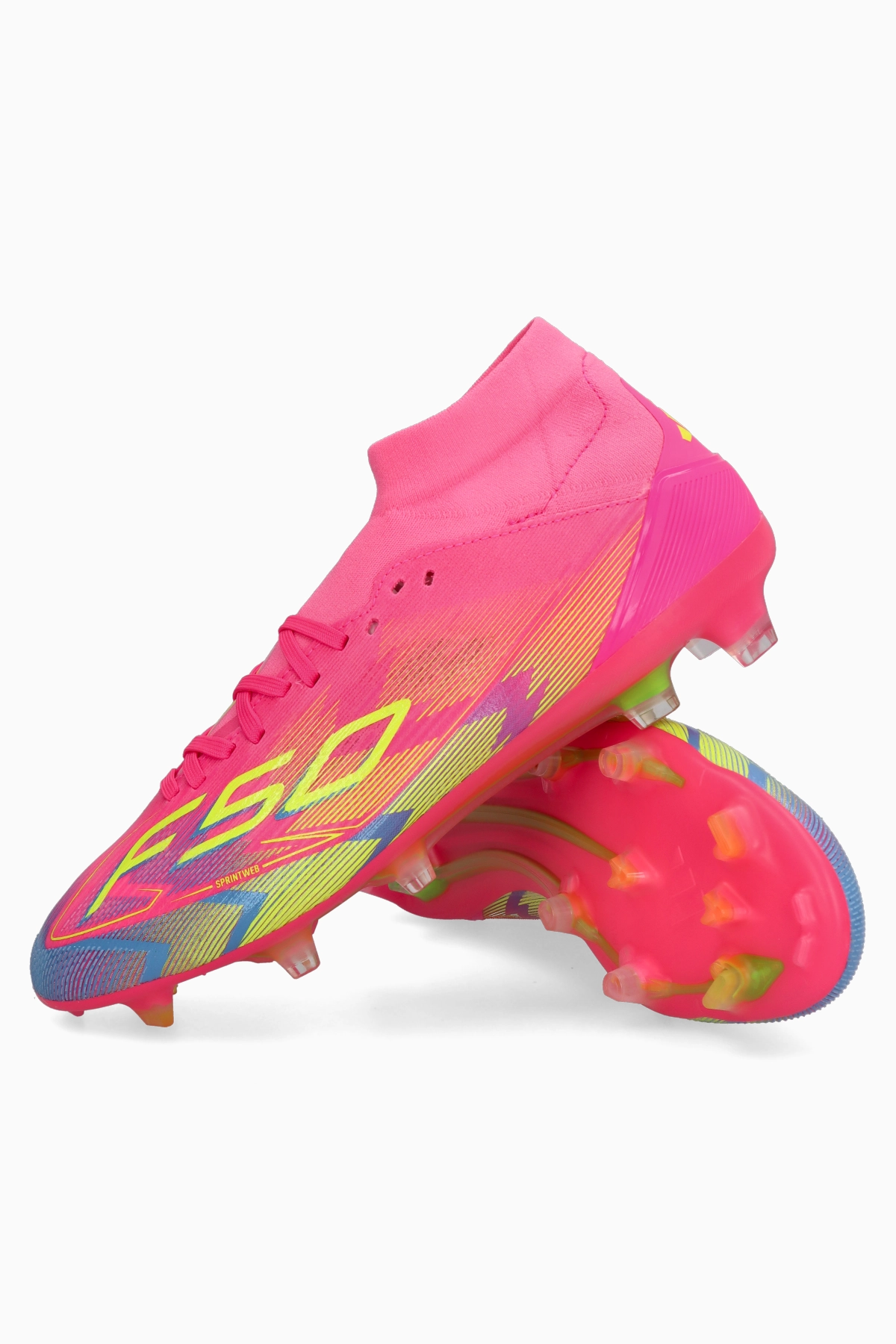 Korki adidas F50 Pro Mid FG Damskie - Różowy