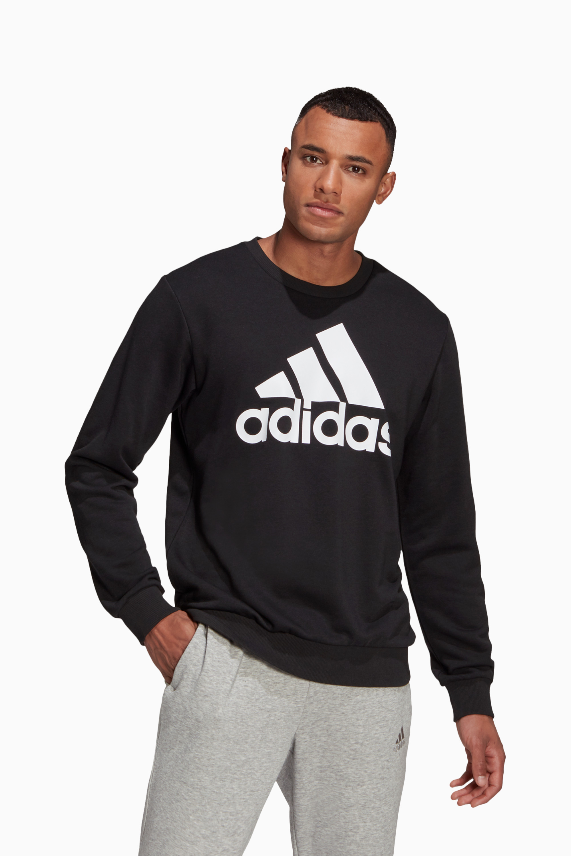 Bluza adidas Essentials BIG LOGO - Czarny