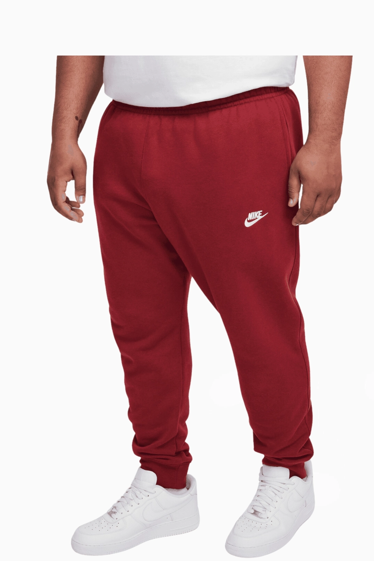 Spodnie Nike Sportswear Club Jogger - Czerwony