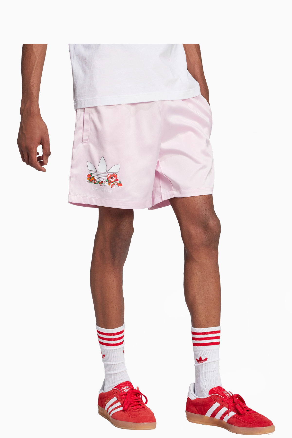 Spodenki adidas Originals Q2 Sprinter - Różowy