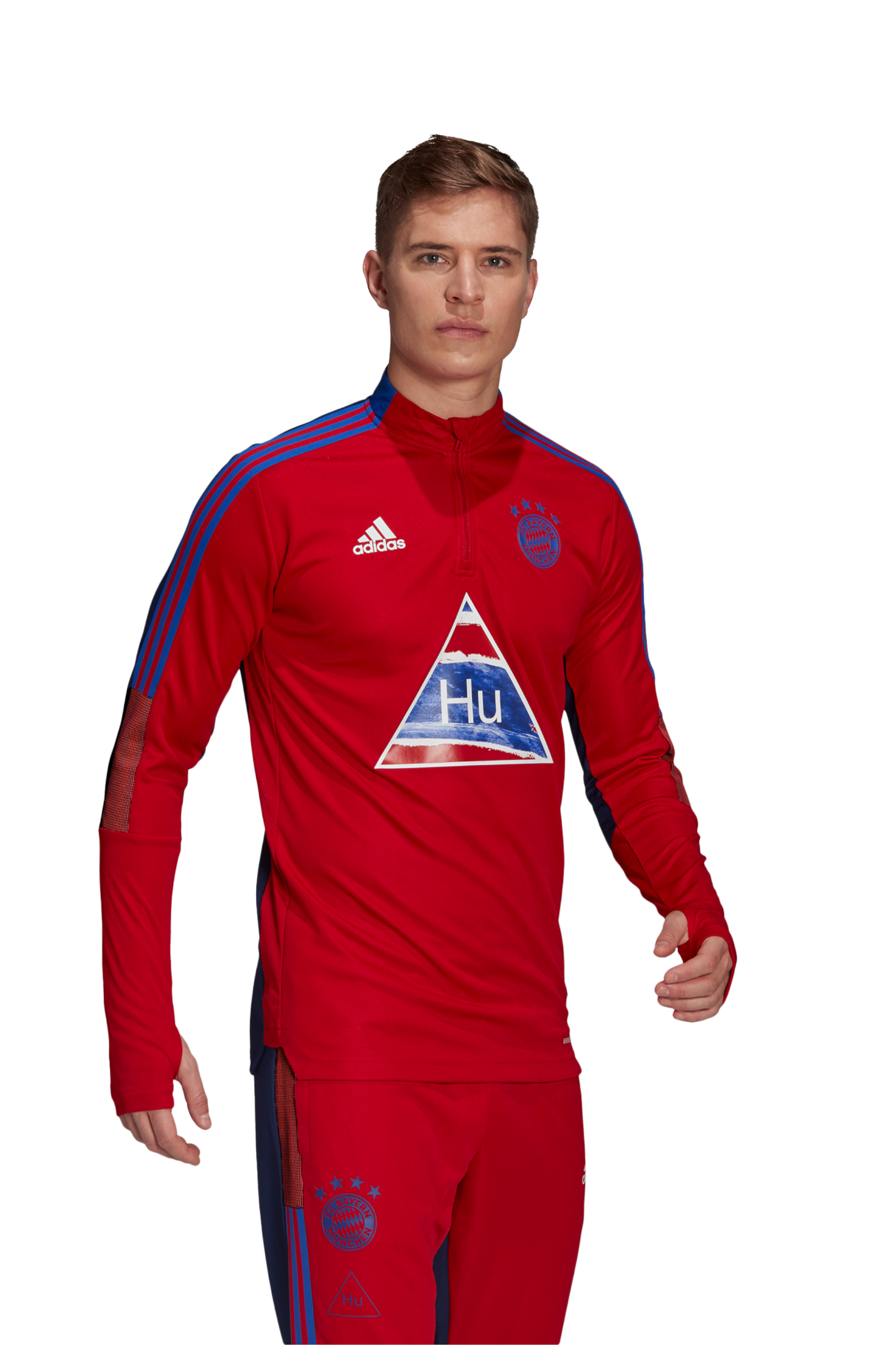 Bluza adidas FC Bayern 20/21 Human Race - Czerwony