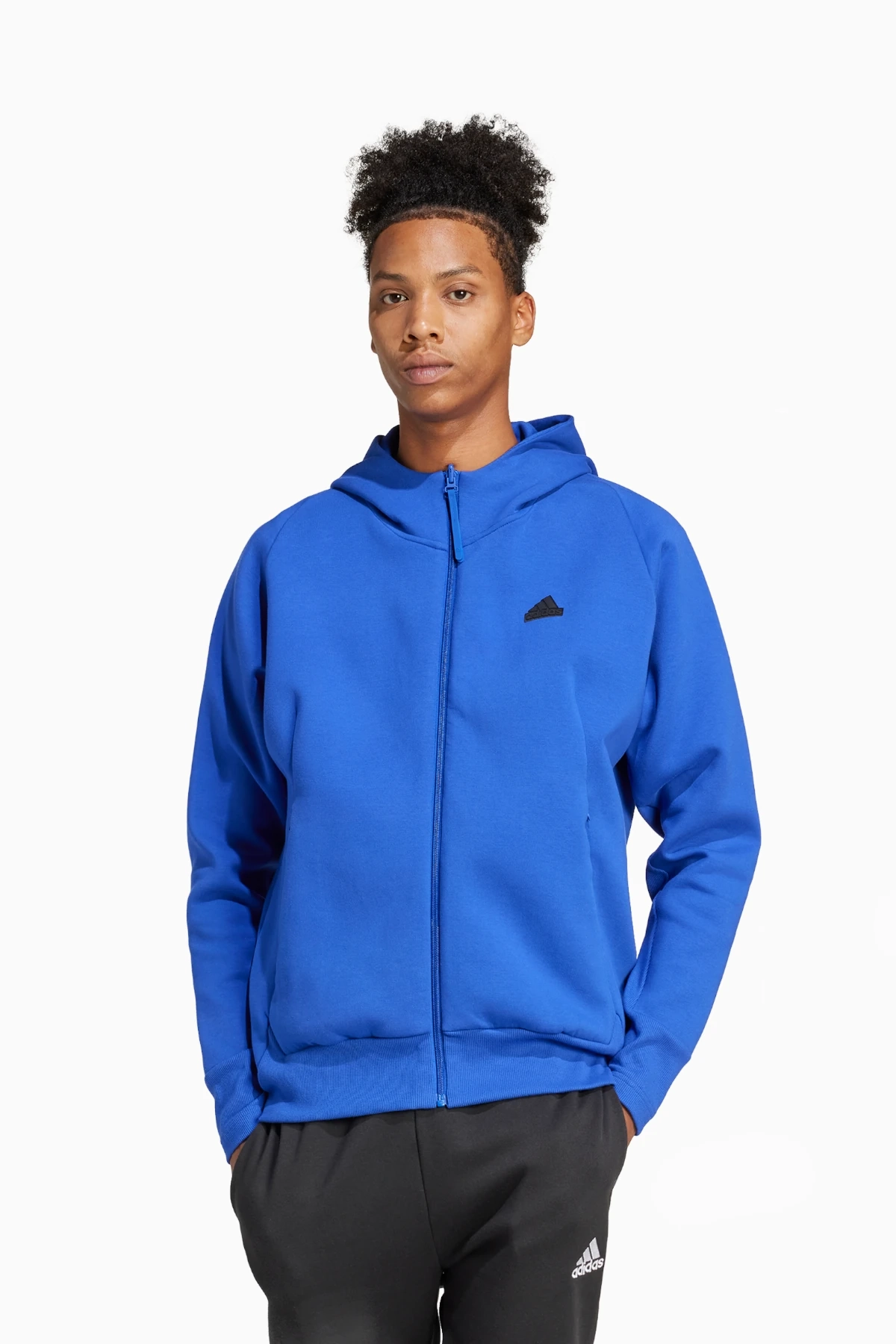 Bluza z kapturem adidas Z.N.E. Premium FZ - Niebieski