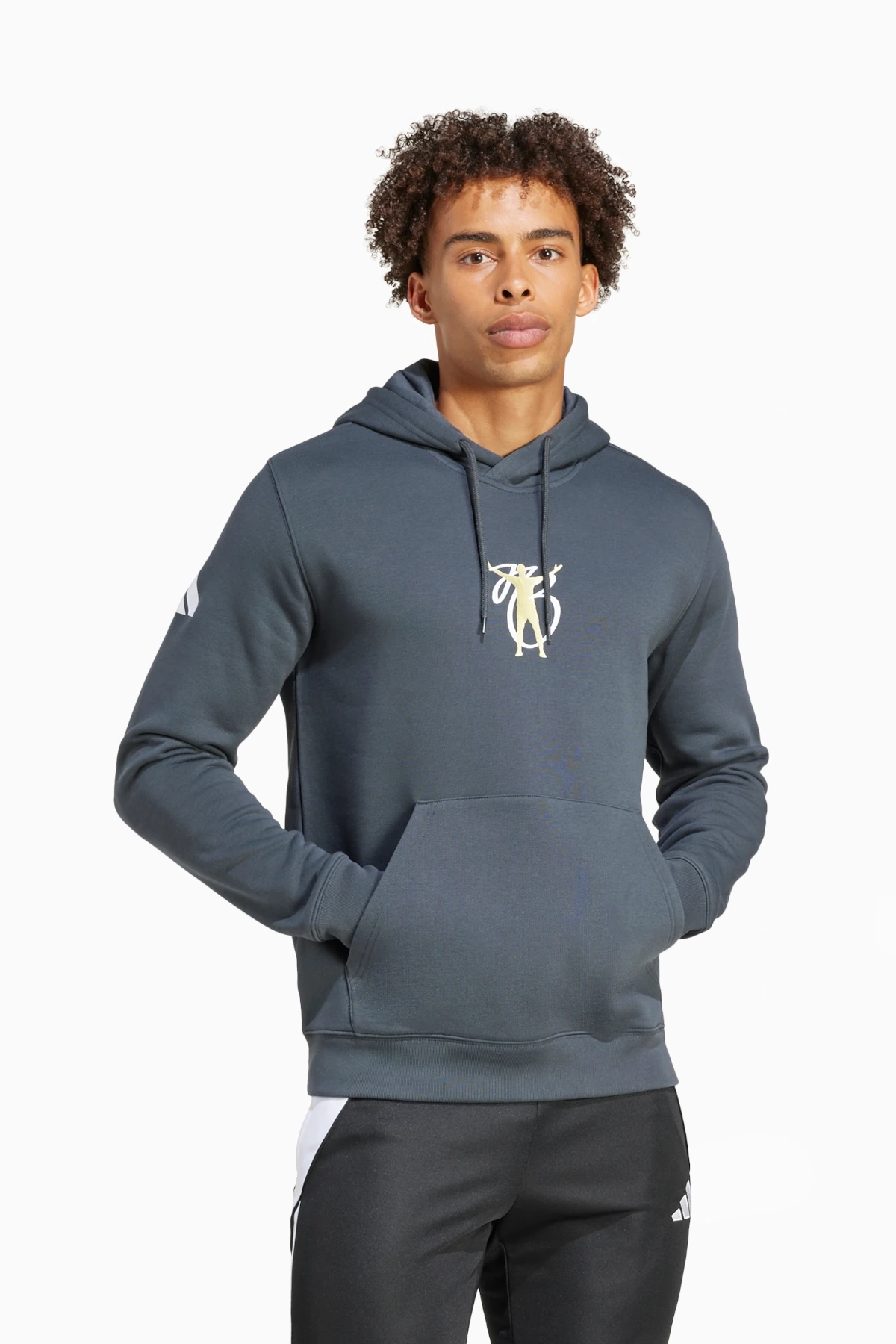 Bluza z kapturem adidas Jude Bellingham - Szary