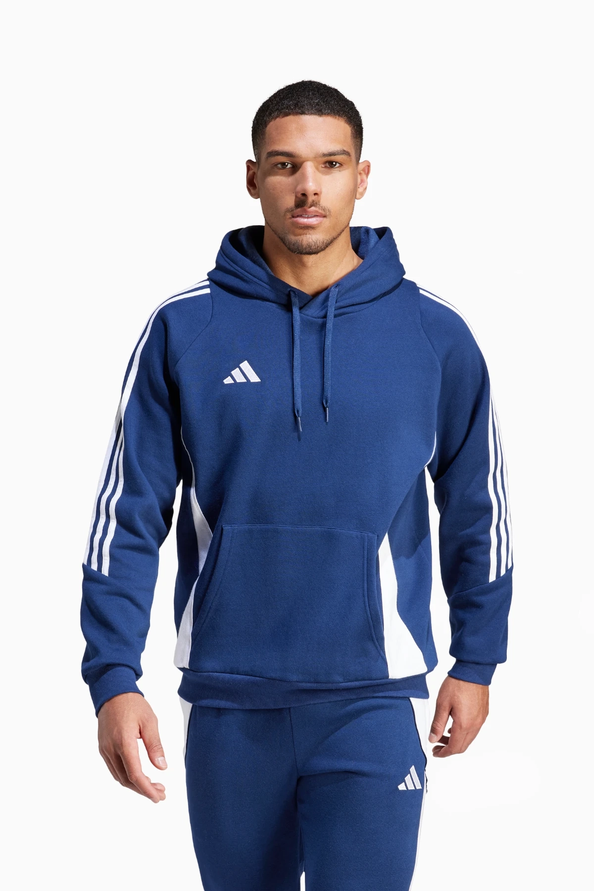Bluza z kapturem adidas Tiro 24 - Granatowy