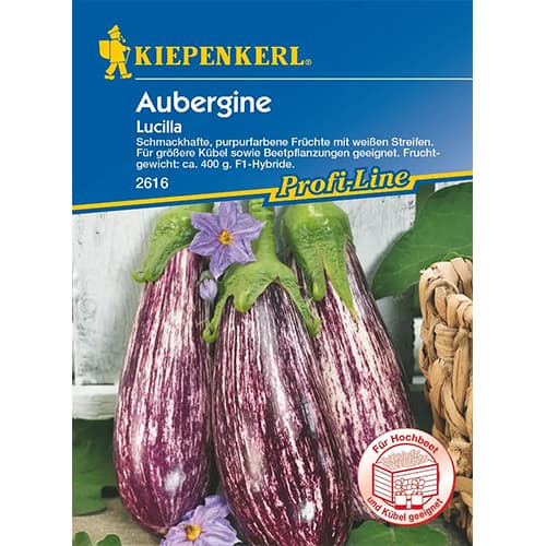 1 szt, Padlizsán Lucilla F1 - Magok: Mod de ambalare: 1 db