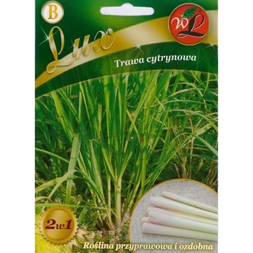 1 szt, Zitronengras Legutko - Samen: Ilość w opakowaniu: 0.2 g