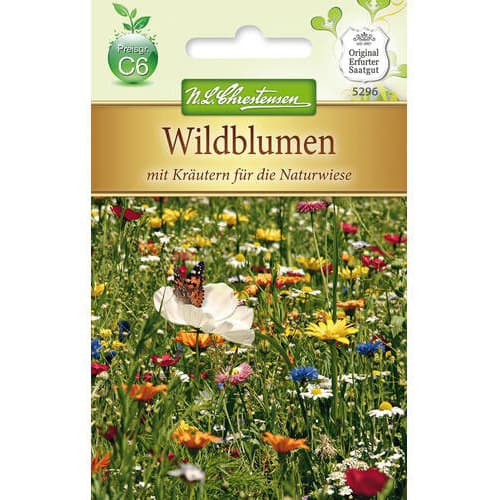 1 szt, Wildblumen mit Kräutern - Samen: Ilość w opakowaniu: 1 Stück