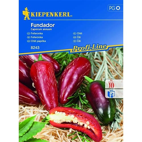 1 szt, Paprika Fundador - Samen: Ilość w opakowaniu: 1 Stück