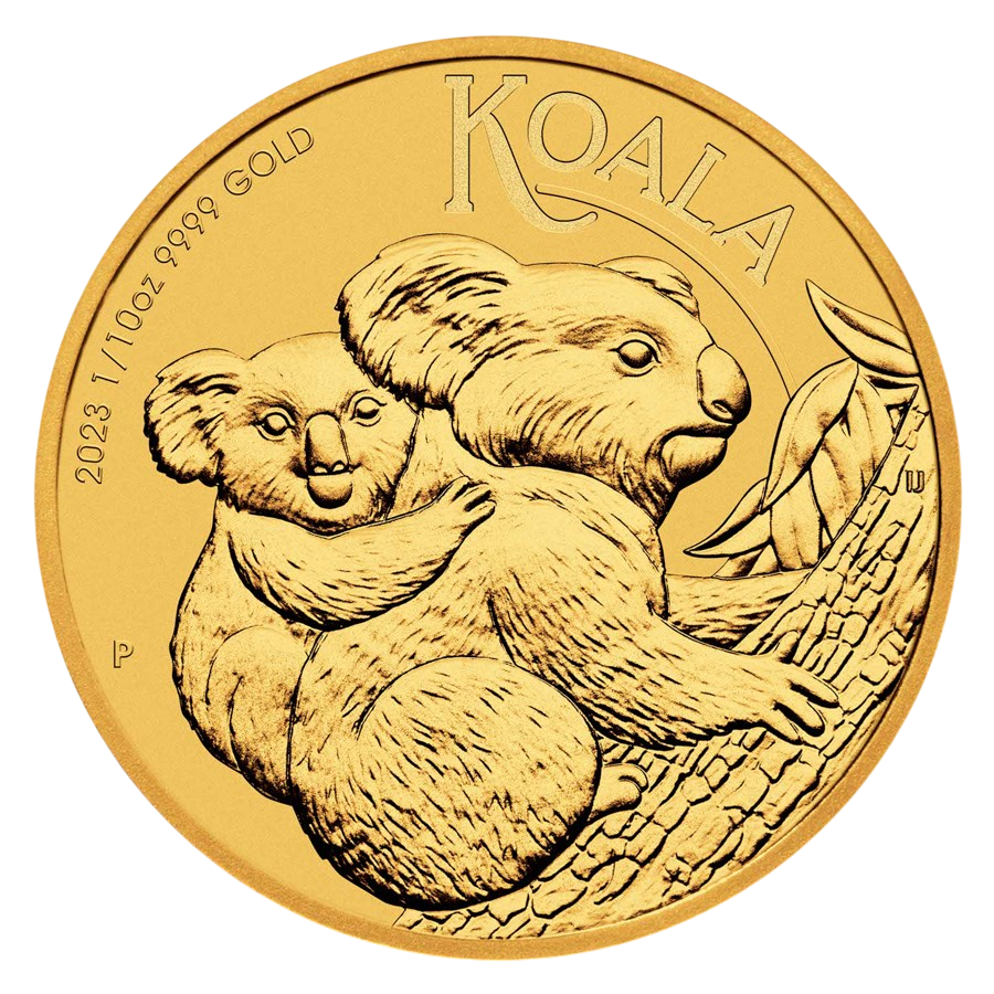 Złota moneta Australijski Koala 1/10 uncji - wysyłka 24 h!