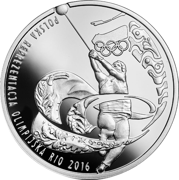 Srebrna moneta Polska Reprezentacja Olimpijska: Rio de Janeiro 2016 - wysyłka 24 h!