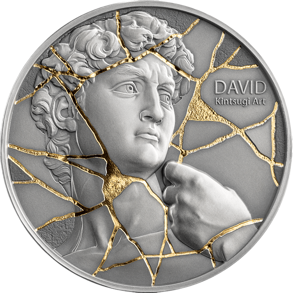 Srebrna moneta David 2025 2 uncje srebra - wysyłka 24 h!