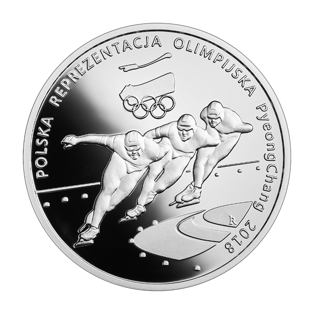 Srebrna moneta Polska Reprezentacja Olimpijska: PyeongChang 2018 - wysyłka 24 h!
