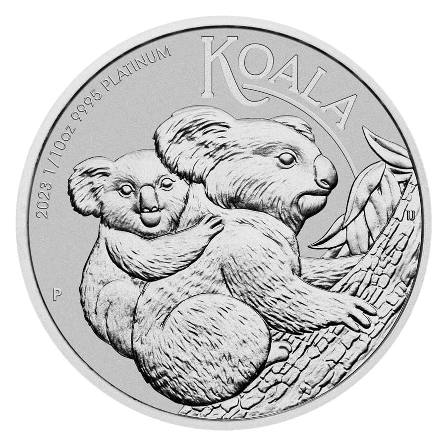 Platynowa moneta Australijska Koala 1/10 uncji - wysyłka 24 h!