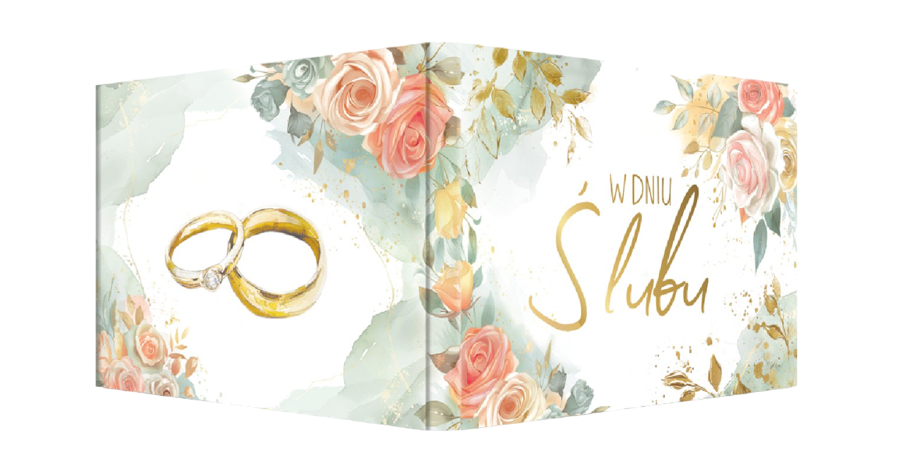 Opakowanie prezentowe na sztabkę - Ślub - II - wysyłka 24 h!