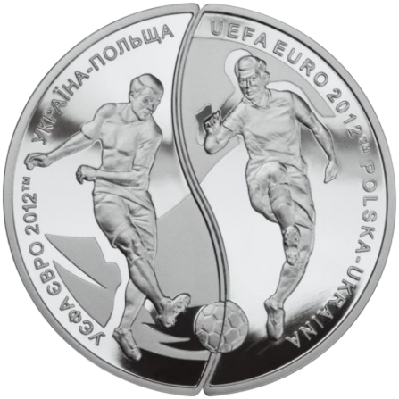 Srebrna moneta Mistrzostwa Europy w Piłce Nożnej UEFA 2012 - wysyłka 24 h!
