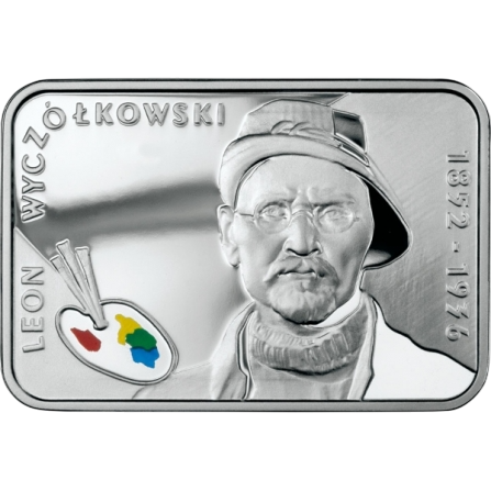 Srebrna moneta Polscy malarze XIX / XX wieku: Leon Wyczółkowski (1852-1936) - wysyłka 24 h!