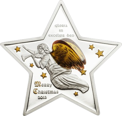 Srebrna moneta Wesołych Świąt: Gloria in Excelsis Deo - wysyłka 24 h!