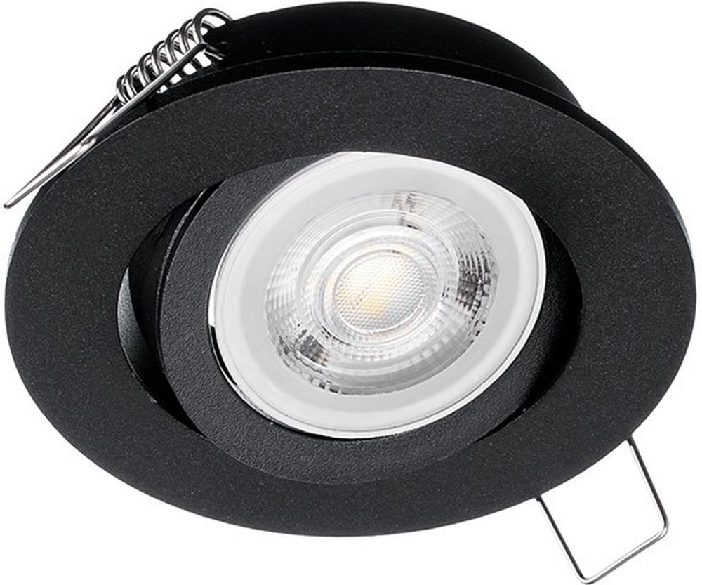 Milagro lampa do zabudowy 1x50W czarna EKZ343