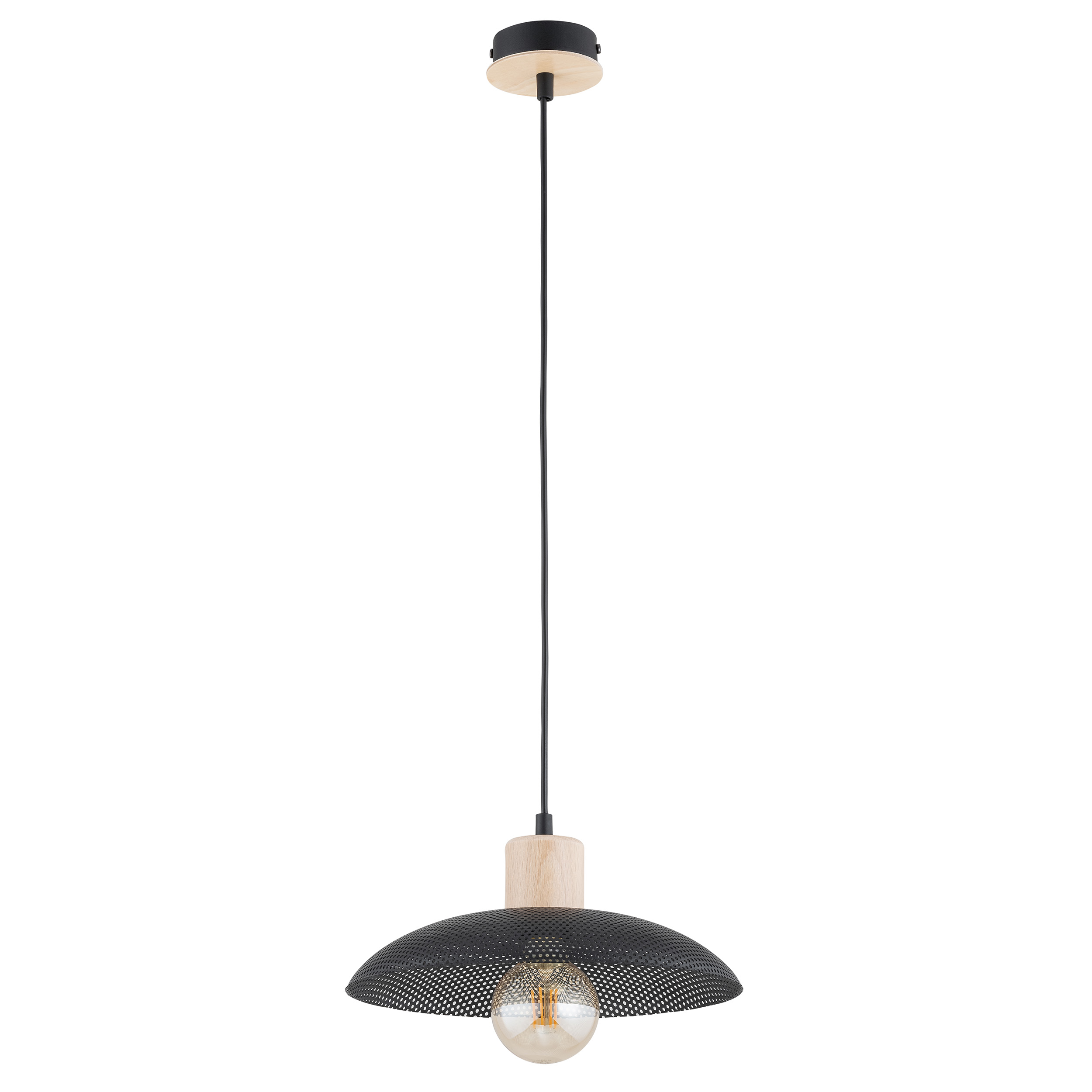 Emibig Kobe lampa wisząca 1x15W czarny 1318/1