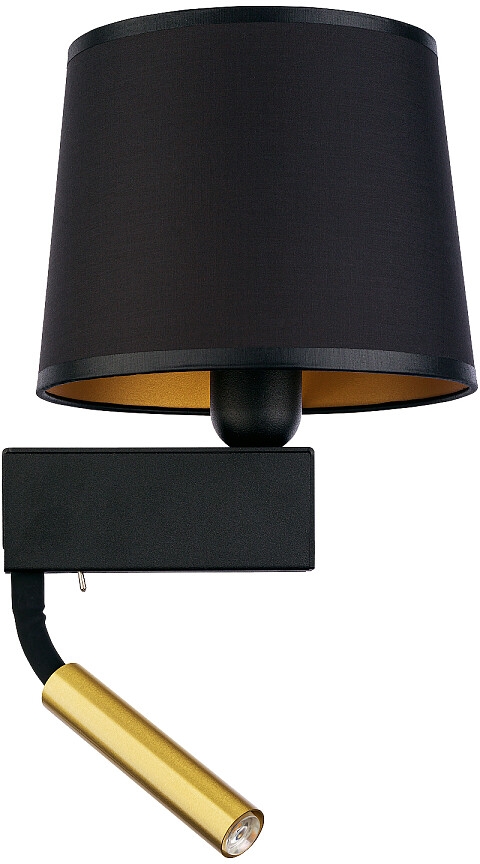 Nowodvorski Lighting Chillin kinkiet 2x10 W czarny-złoty 8213