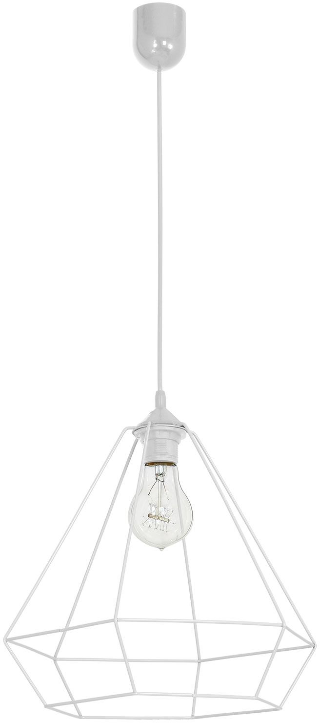 Luminex Alma lampa wisząca 1x60W biała 8962
