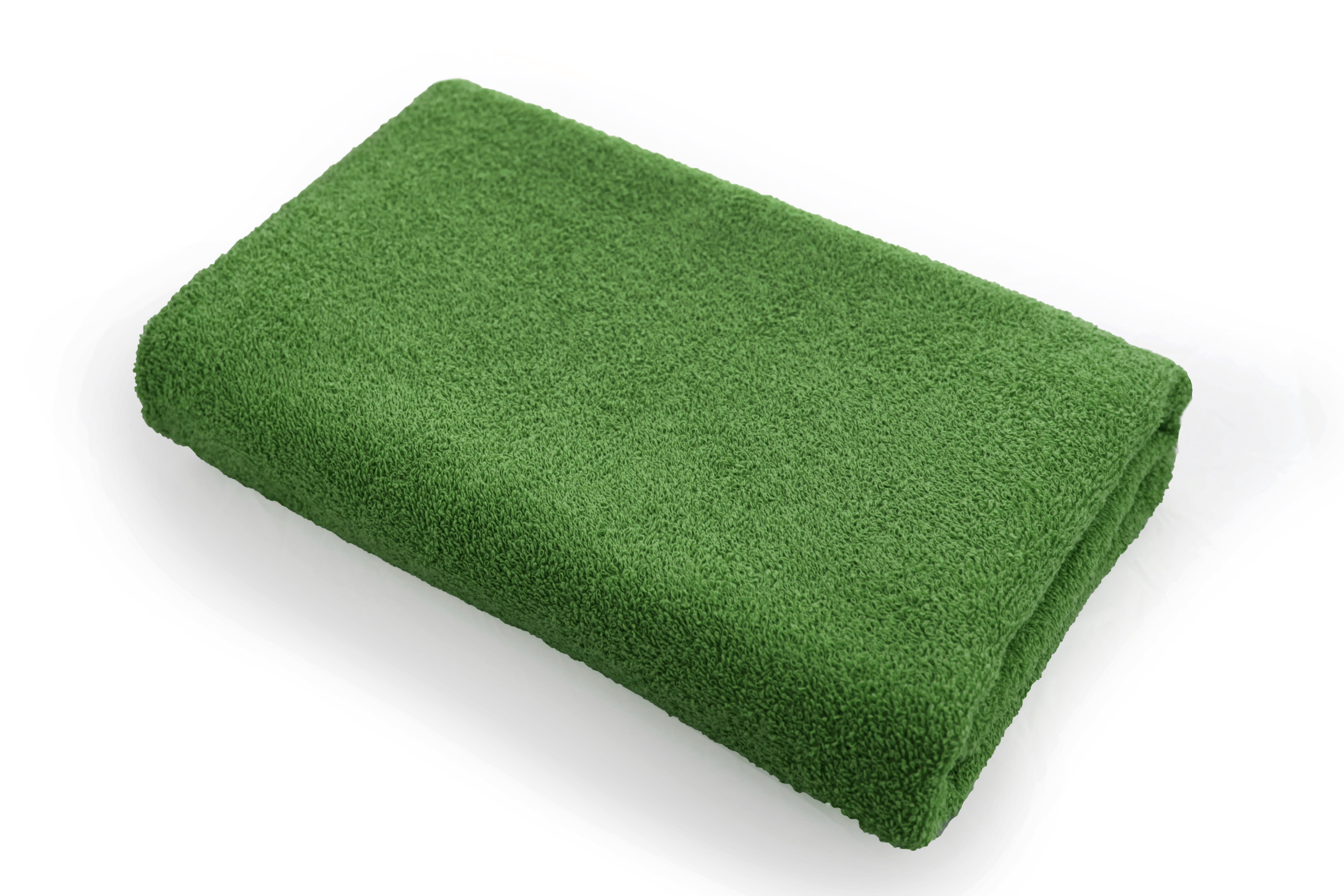 Texpol Gładki ręcznik łazienkowy 50x100 cm bawełna 500 g zieleń butelkowa - Wysyłka w 24h