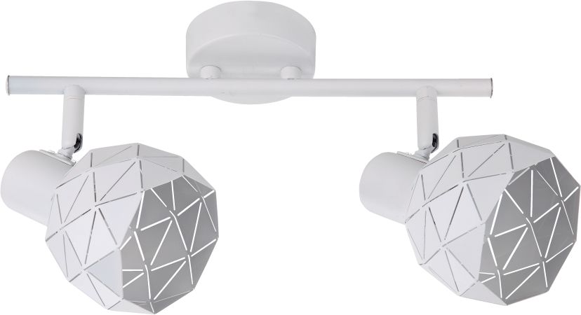 Light Prestige Reus 2 Spot lampa podsufitowa 2x40W biała LP-8069/2WSWH